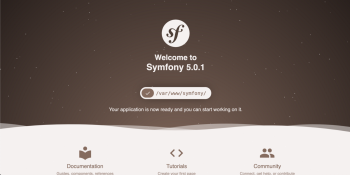 Aplikacja Symfony w Dockerze
