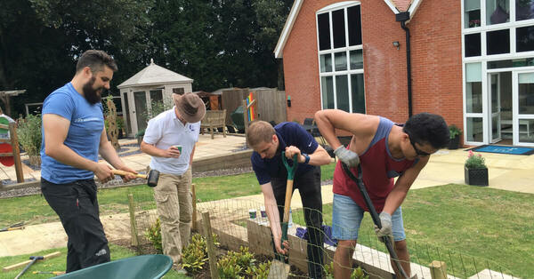 ​NewVoiceMedia’s green-fingered volunteers support The Bluebells