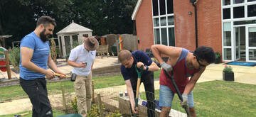 ​NewVoiceMedia’s green-fingered volunteers support The Bluebells