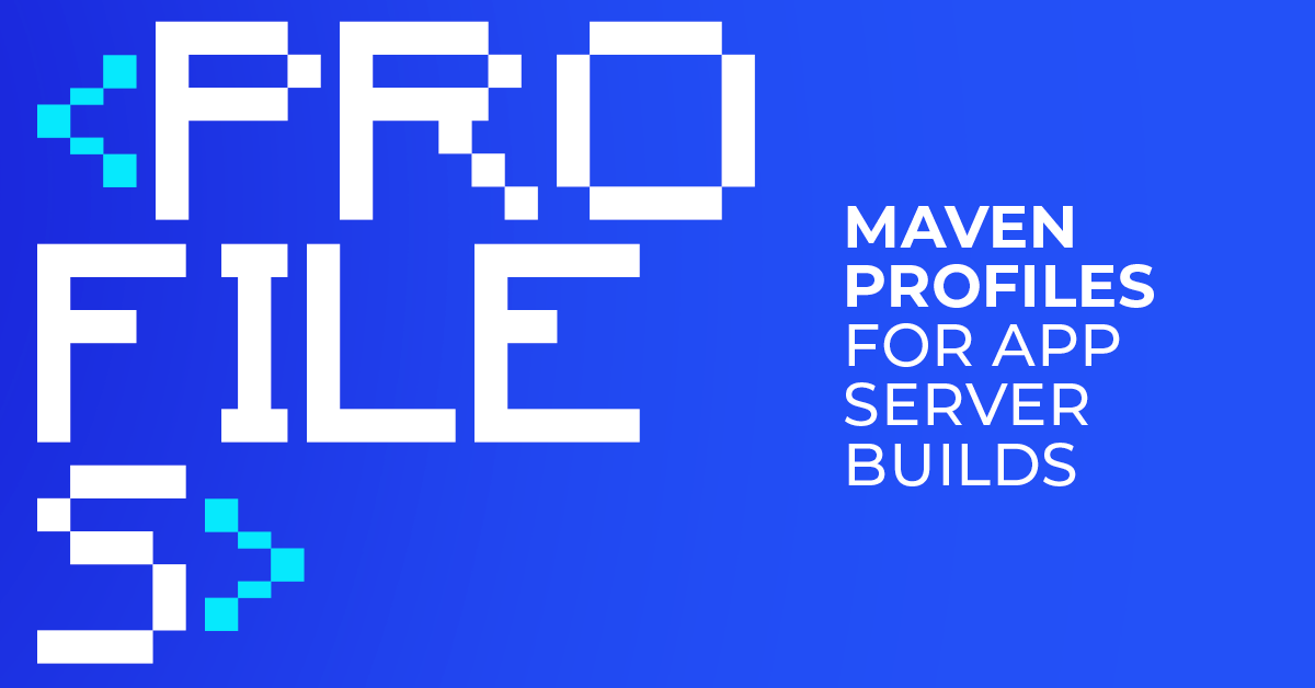 Configuring builds for application servers with maven profiles