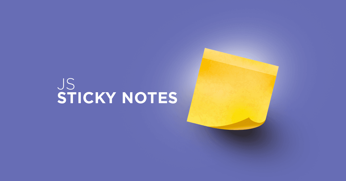 JavaScript: Sticky Notes - przesuwalne notatki