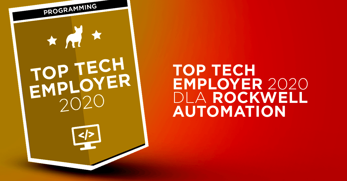 Rockwell Automation z tytułem Top Tech Employer 2020