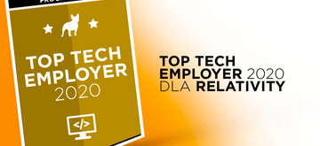 Relativity z tytułem Top Tech Employer 2020