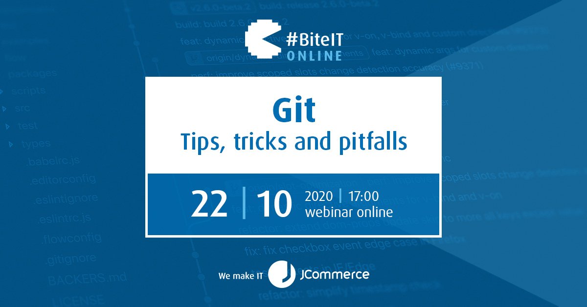 BiteIT #62: Git – tips, tricks and pitfalls