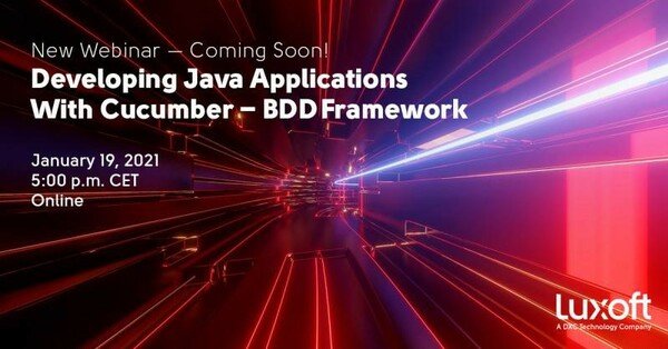  Webinar: Developing Java Applications with Cucumber - BDD framework