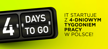 Firmy IT pierwsze w Polsce wprowadzają 4-dniowy tydzień pracy!