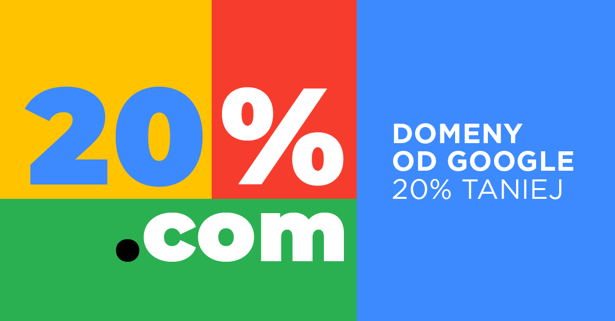 Domeny Google po 7 latach opuszczają betę, atrakcyjne zniżki cen na start