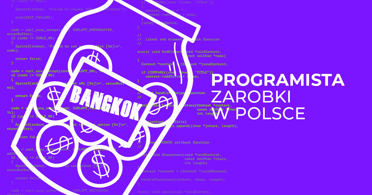 Programista – zarobki w Polsce w 2022