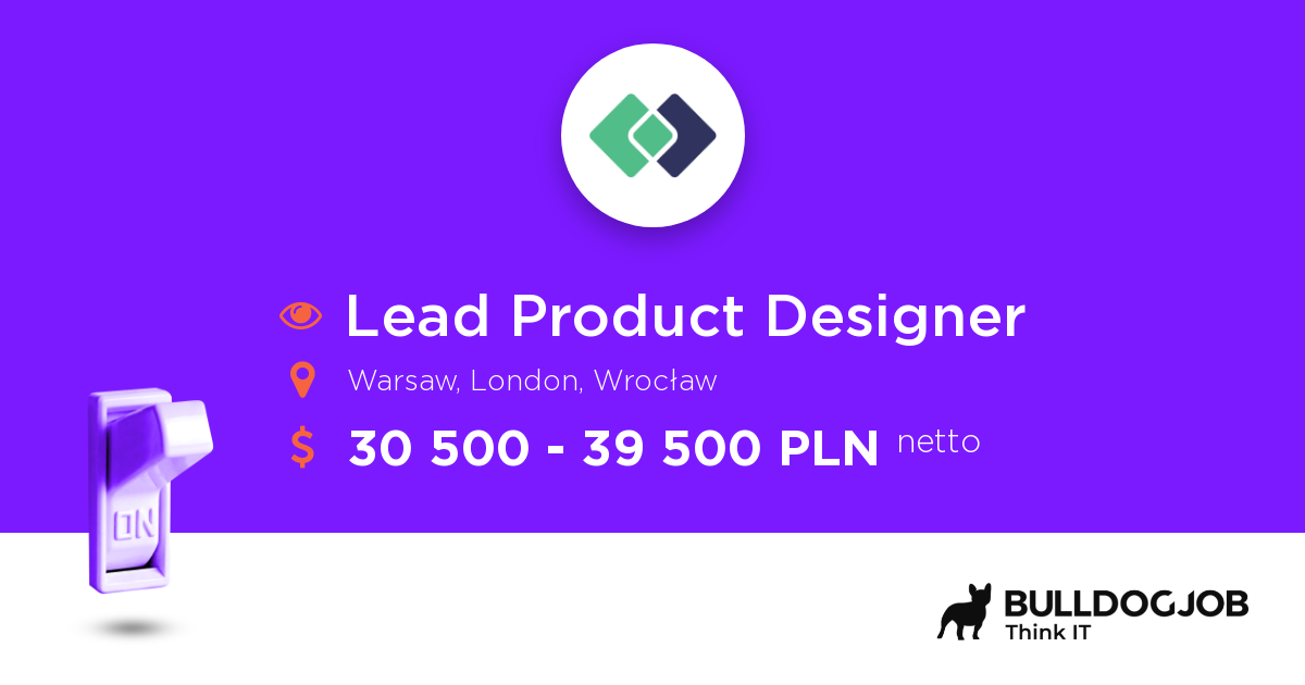 Lead Product Designer Warszawa, Londyn, Wrocław Ramp Network