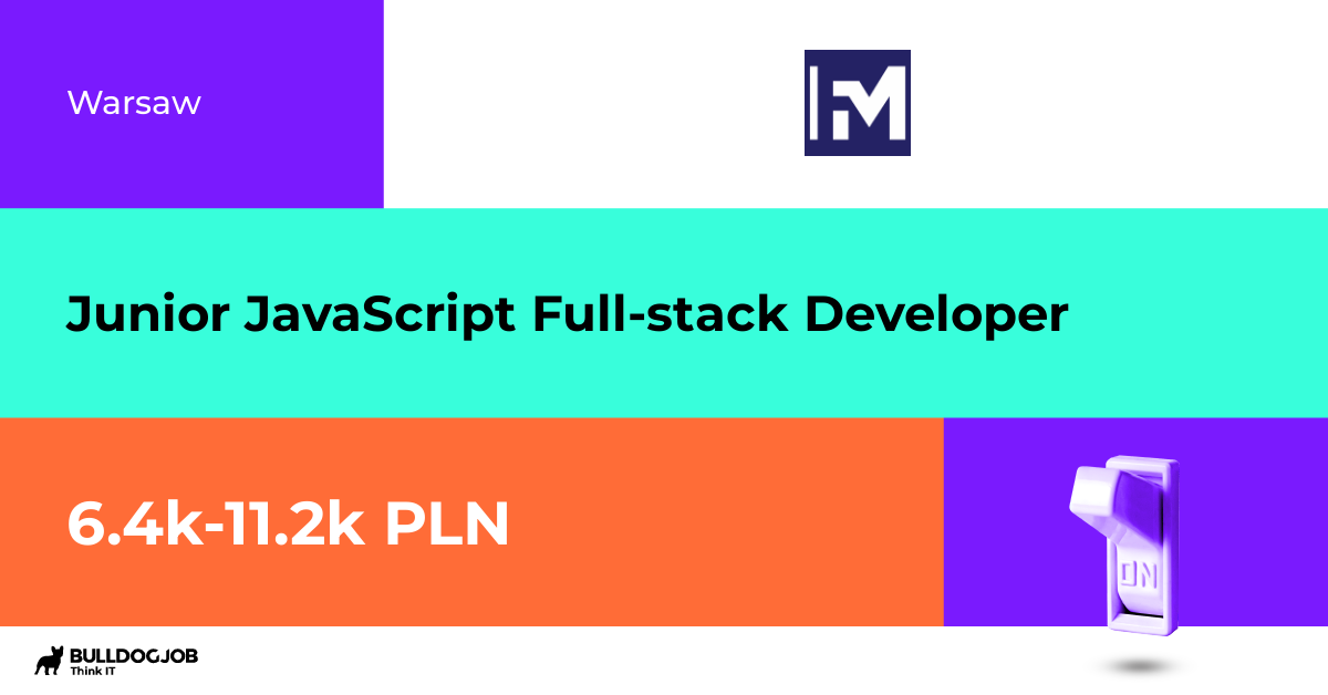 Junior JavaScript Fullstack Developer Warszawa Freeport Metrics