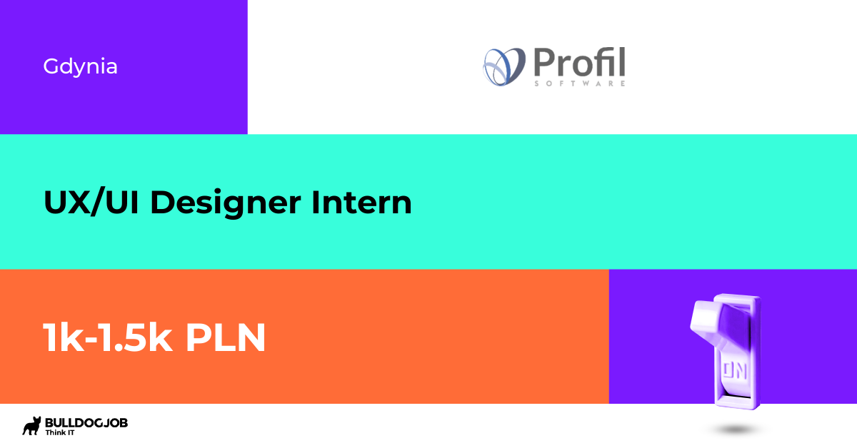 UX UI Designer Intern Gdynia Profil Software