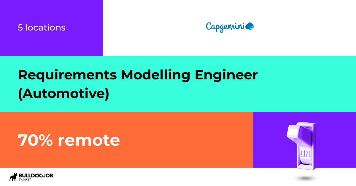 Requirements Modelling Engineer (Automotive) Katowice, Wrocław