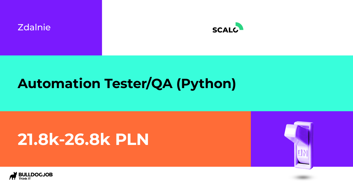 Automation Tester/QA (Python) - Remote - Scalo