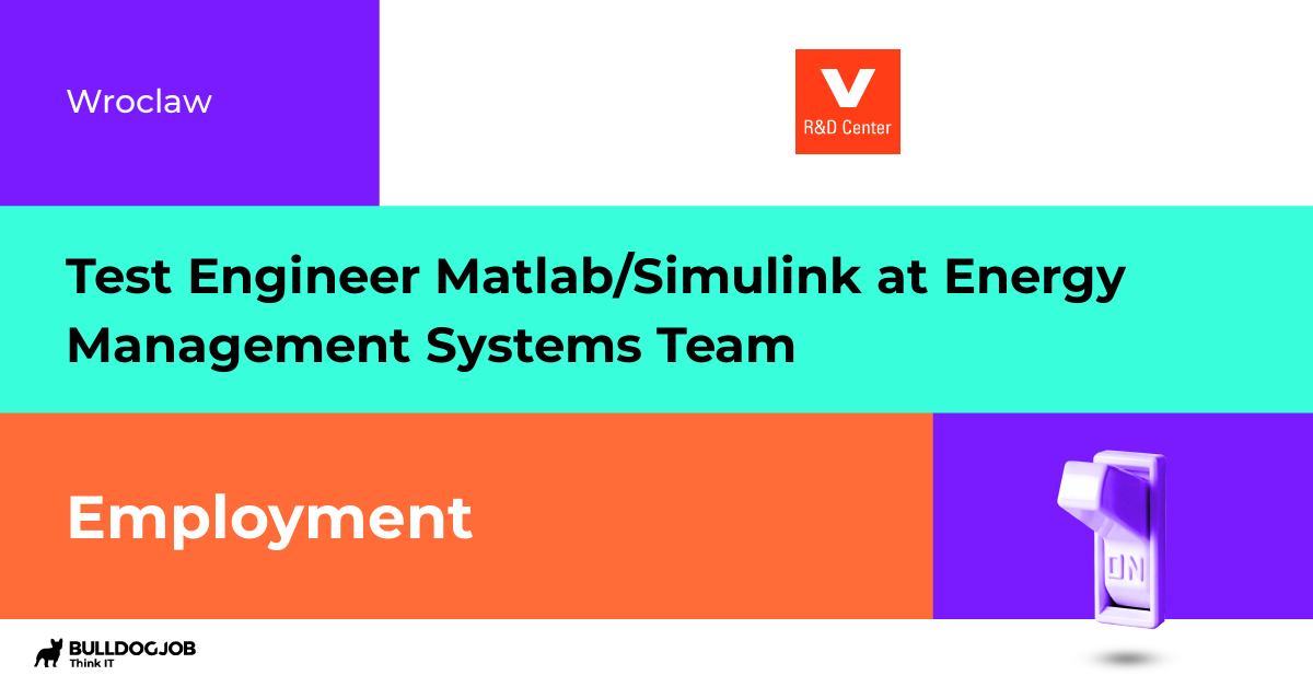 Test Engineer Matlab/Simulink at Energy Management Systems Team